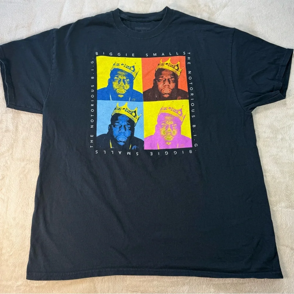 Notorious BIG‎ graphic Tee XL Black